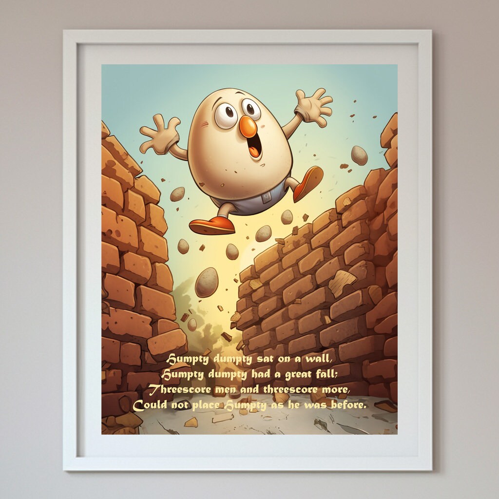 Add a touch of classic childhood charm to your little ones nursery with our whimsical nursery rhymes art prints. Each print is professionally designed and printed in high resolution, so you can be sure they will look great on your walls.