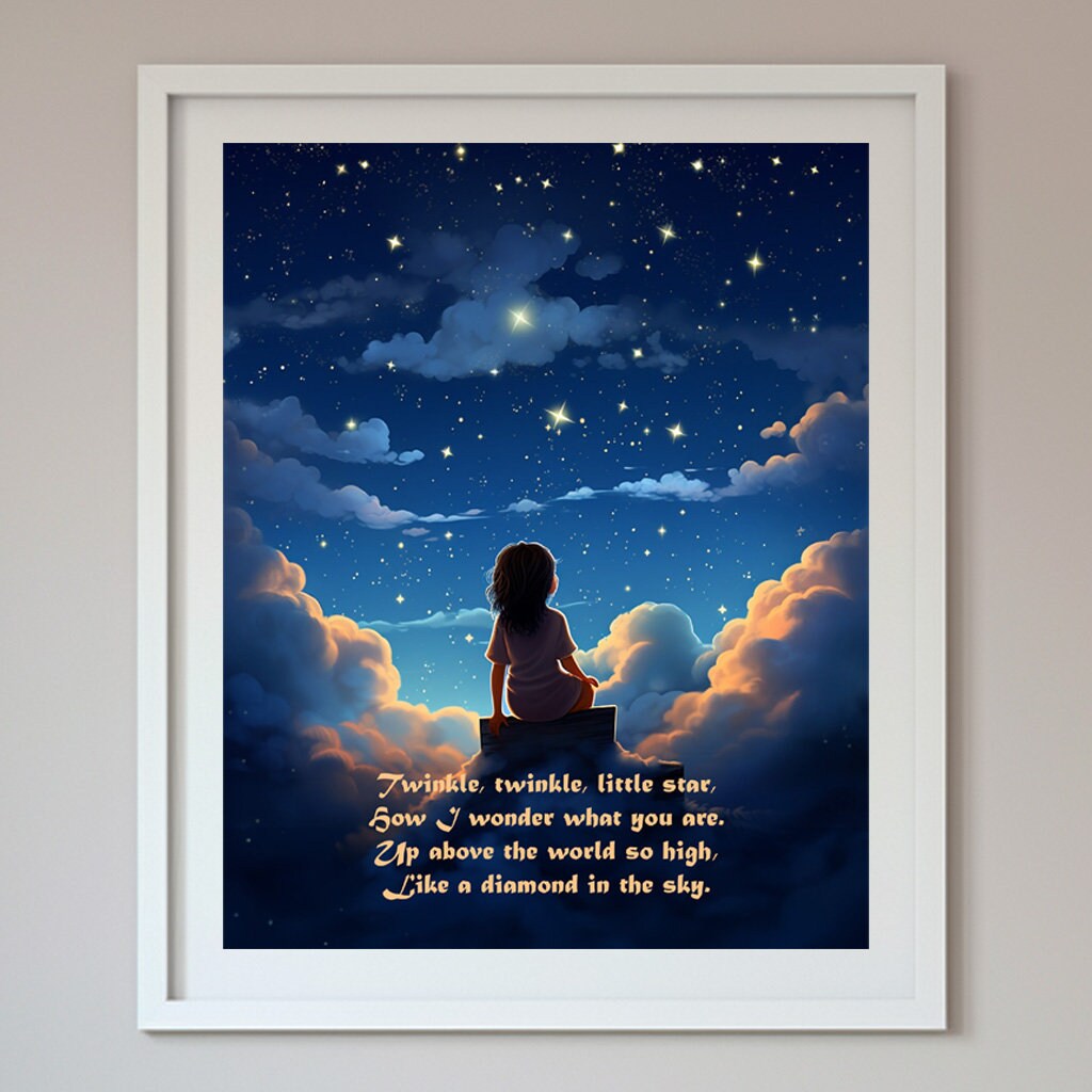 Add a touch of classic childhood charm to your little one&#39;s nursery with our whimsical nursery rhymes art prints. Each print is professionally designed and printed in high resolution, so you can be sure they will look great on your walls.