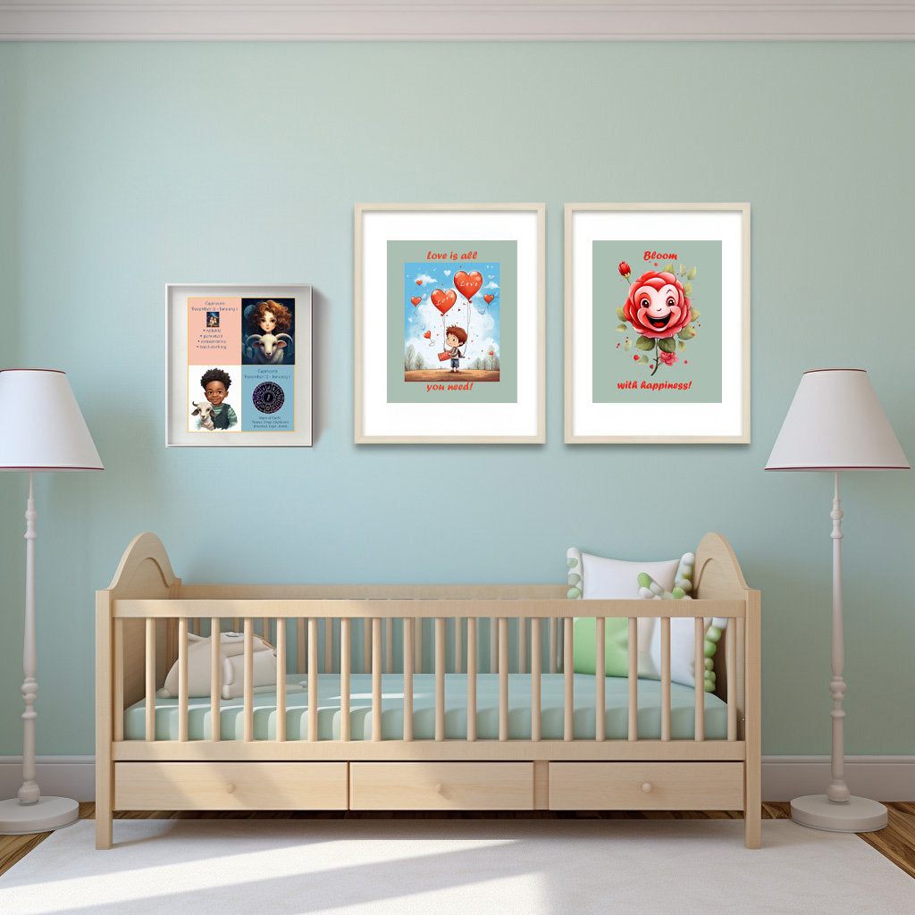 Hor10_Nursery Wall Art Horoscope signs