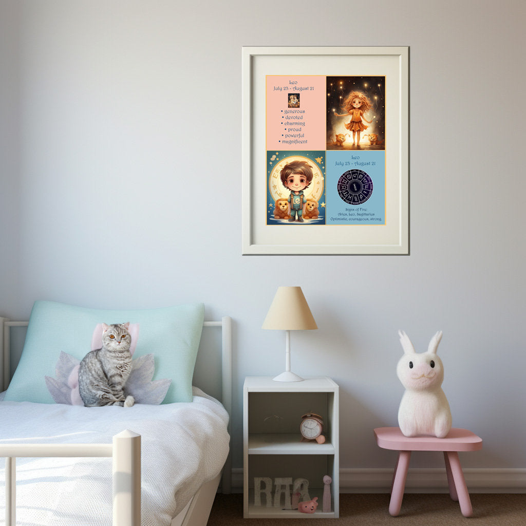 Hor05_Nursery Wall Art Horoscope signs