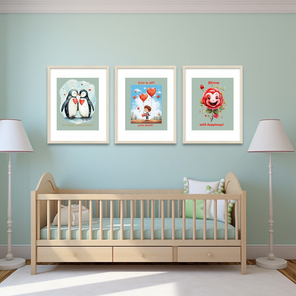 07_Nursery Wall Art Cute Joyful Prints