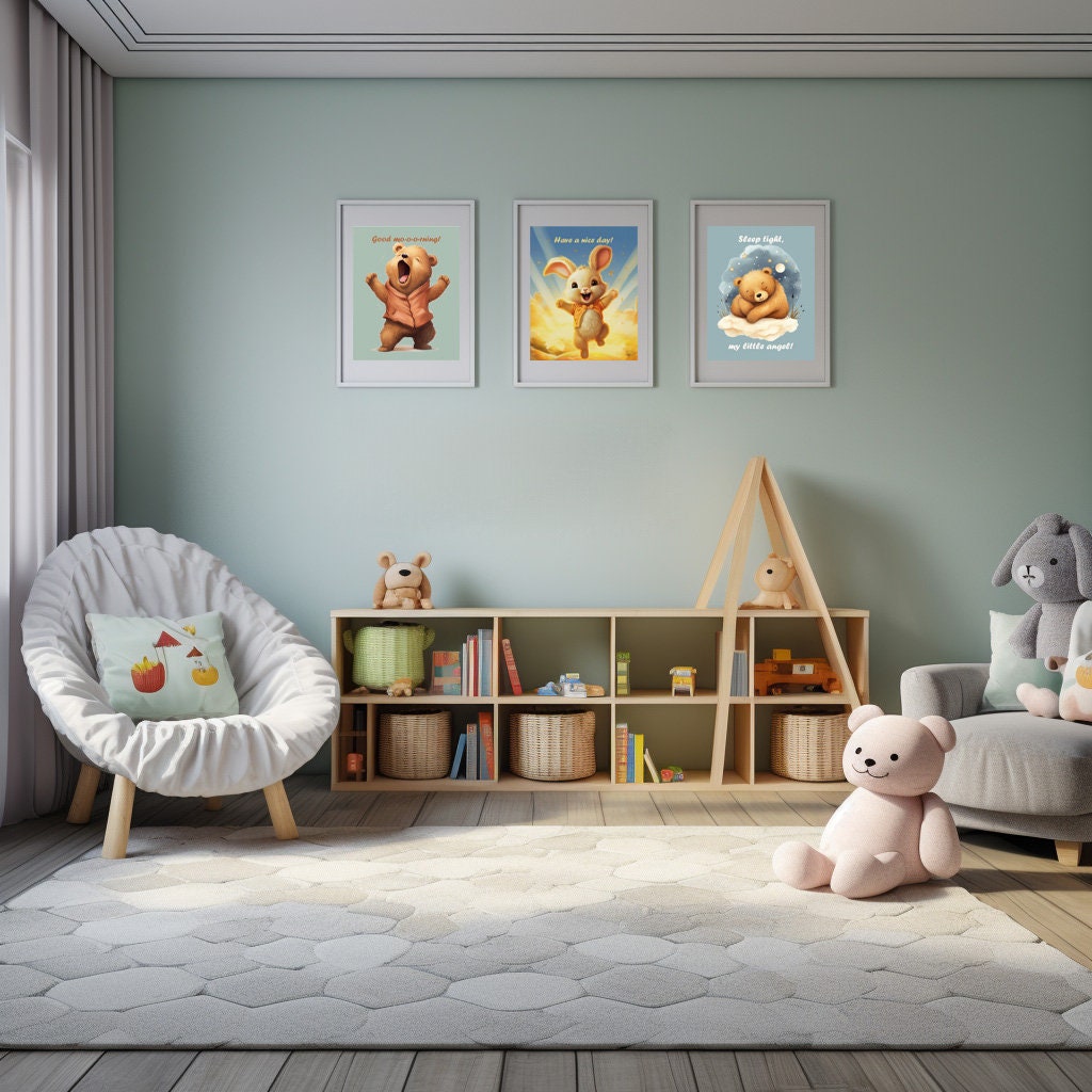 07_Nursery Wall Art Cute Joyful Prints