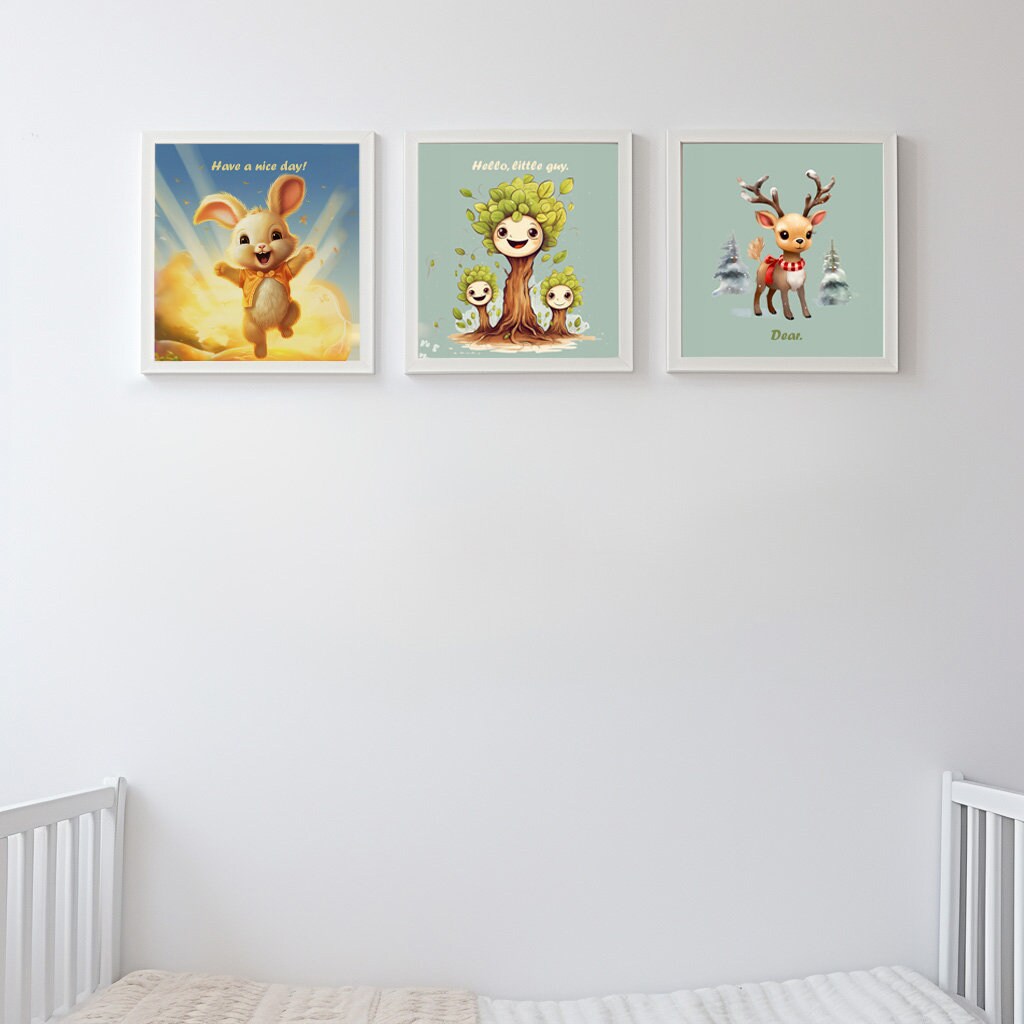 14_Nursery Wall Art Cute Joyful Prints