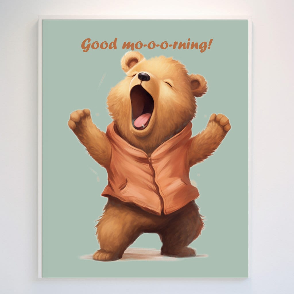 Collection includes digital files for printing , framing, and placing on the walls of your child’s room. You can choose from a variety of adorable themes, such as animals, objects, nature - a sleeping bear, a laughing rose, a crying cloud and more.