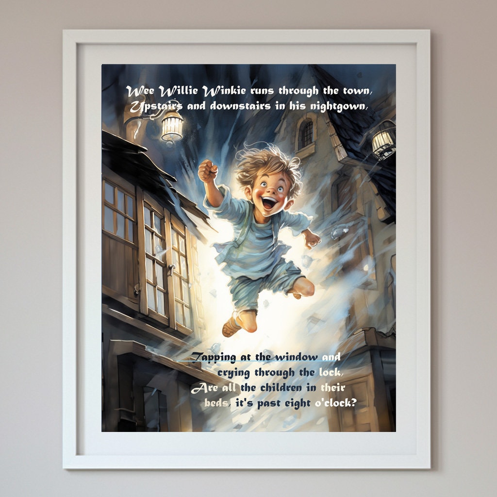 Add a touch of classic childhood charm to your little ones nursery with our whimsical nursery rhymes art prints. Each print is professionally designed and printed in high resolution, so you can be sure they will look great on your walls.