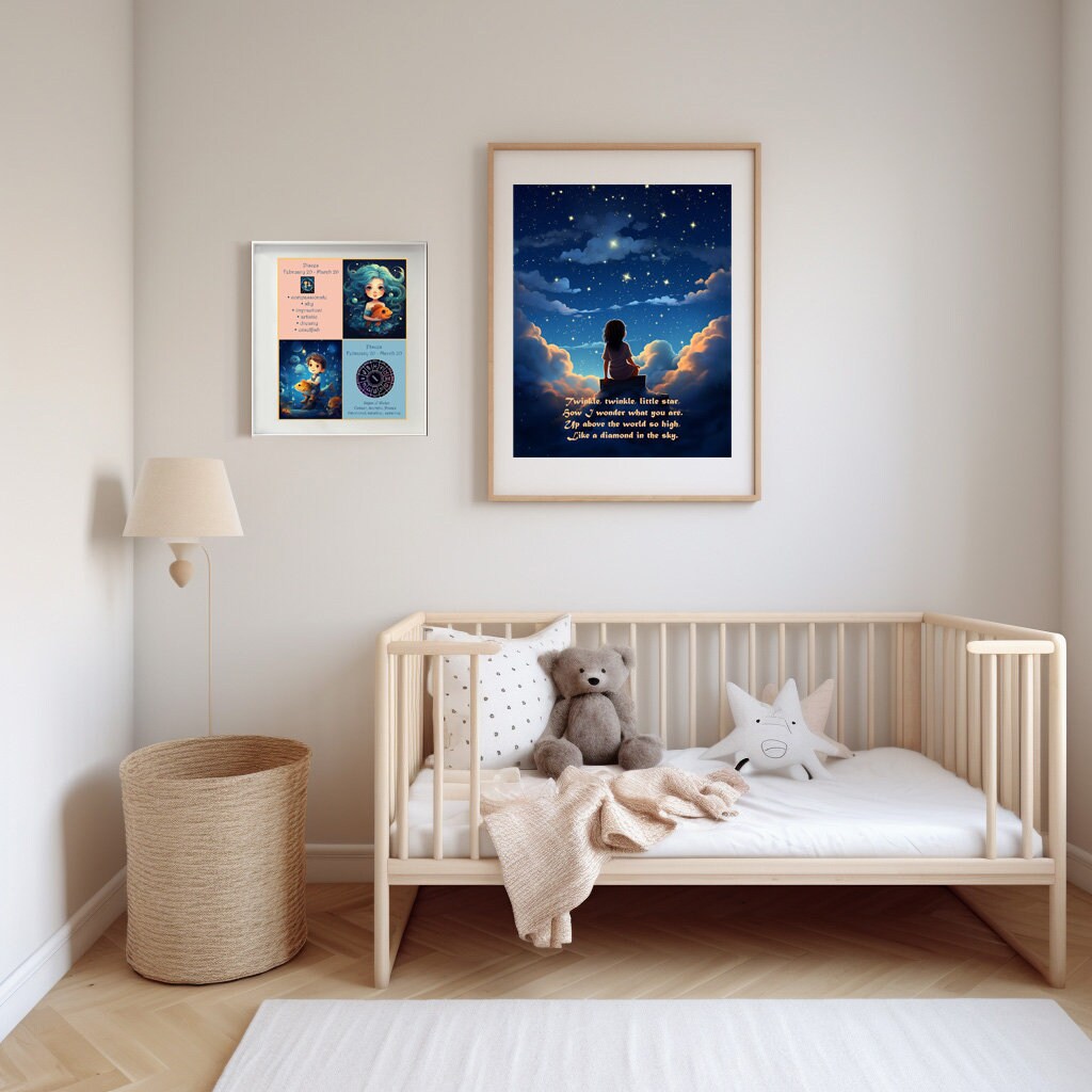 Hor12_Nursery Wall Art Horoscope signs